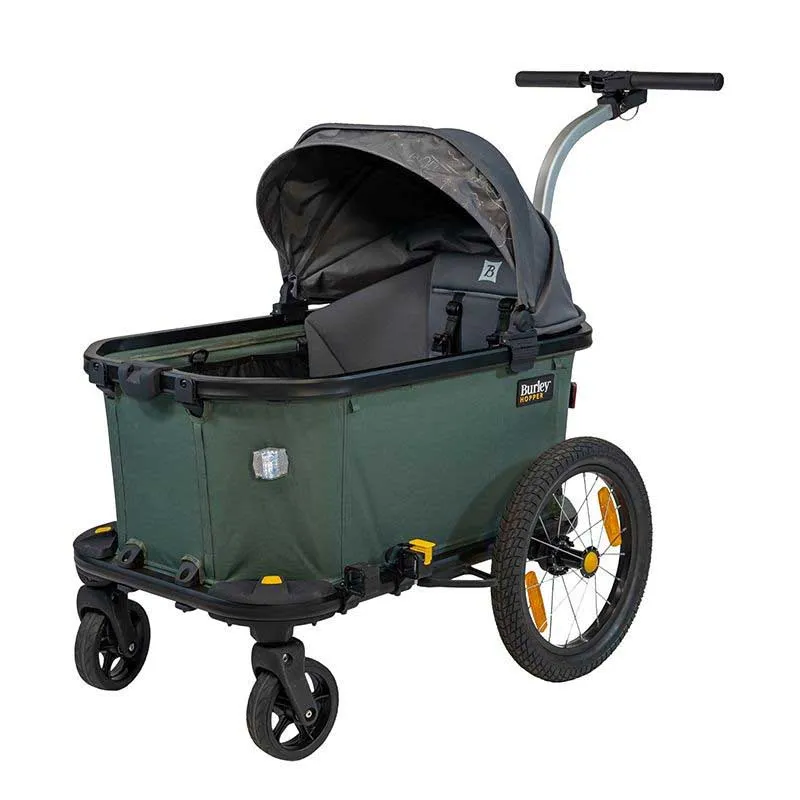 Burley Hopper Kit Med Babyskydd Och Solskydd, Black, One Size Burley Hopper Kit Med Babyskydd Och Solskydd, Black, One Size