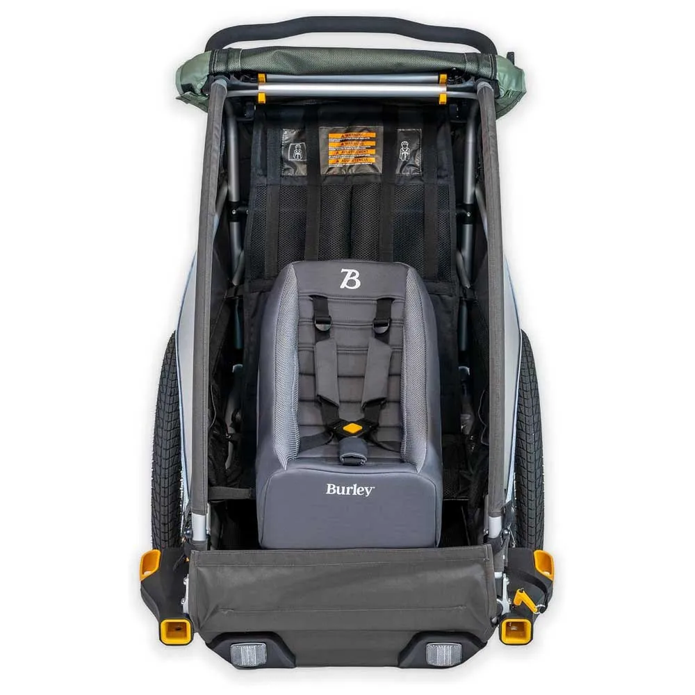 Burley Snuggler Babysäte För Släpvagn, Black, 1 - 6MON