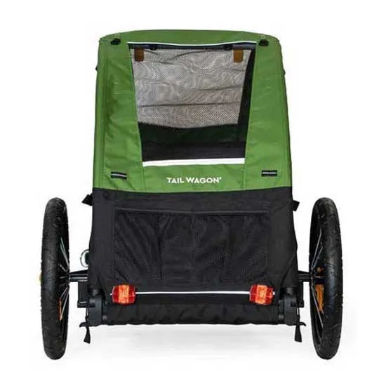 Burley Tailwagon Cykelkärra, Black / green, Max 34kg Burley Tailwagon Cykelkärra, Black / green, Max 34kg