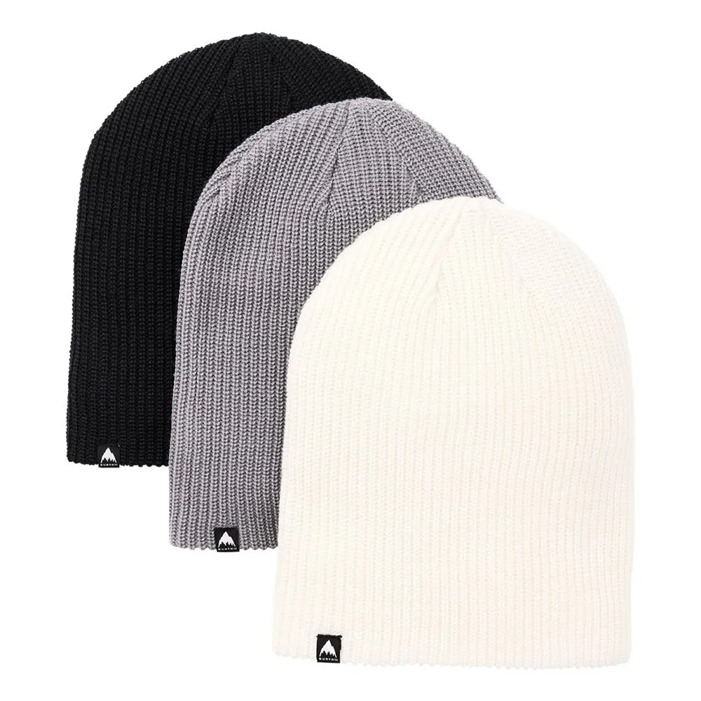 Burton Dnd 3 Pack Mössa, True black / shark skin / stow white