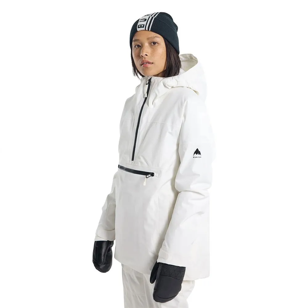 Burton Goretex Pillowline Anorak Jacka, Stout white
