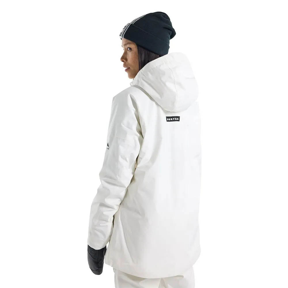 Burton Goretex Pillowline Anorak Jacka, Stout white