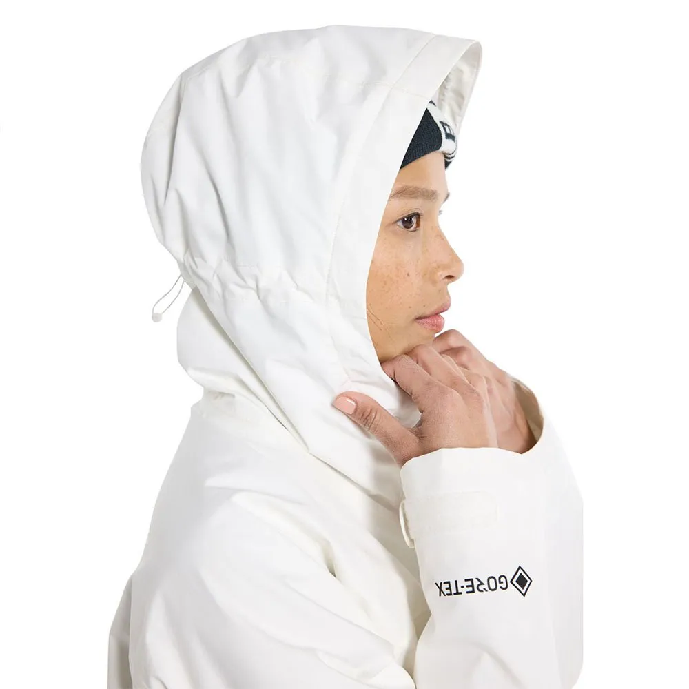 Burton Goretex Pillowline Anorak Jacka, Stout white