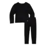 Burton Heavyweight Flecce Set Baslagerbyxor, True black, 24MON-3Y