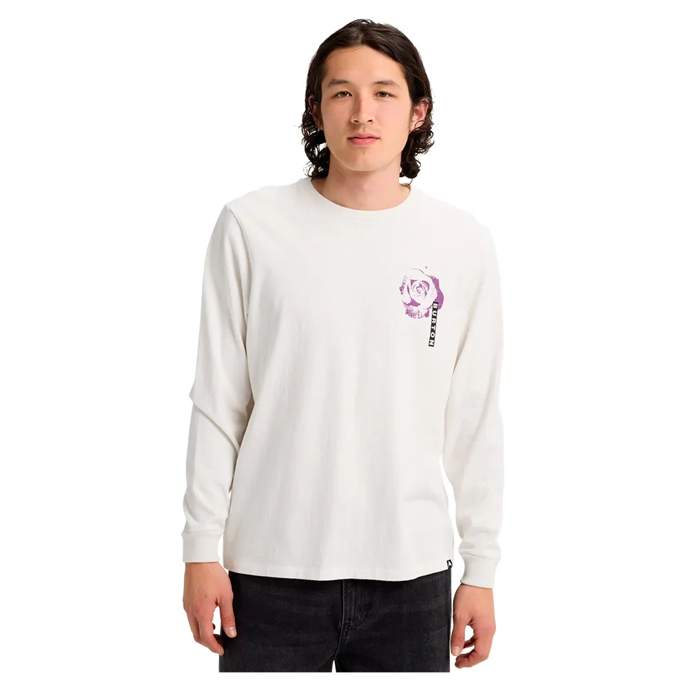 Burton Heavyweight Pj Artist T-shirt Med Lång ärm, Stout white