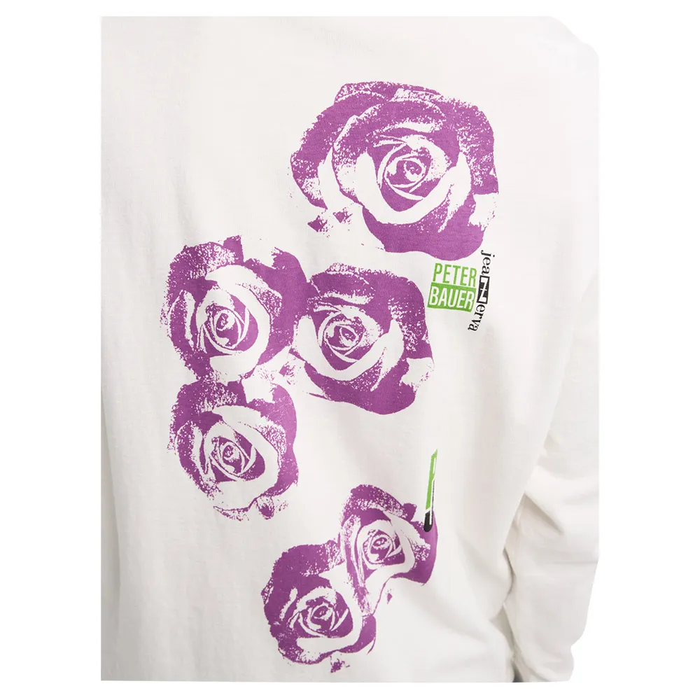 Burton Heavyweight Pj Artist T-shirt Med Lång ärm, Stout white