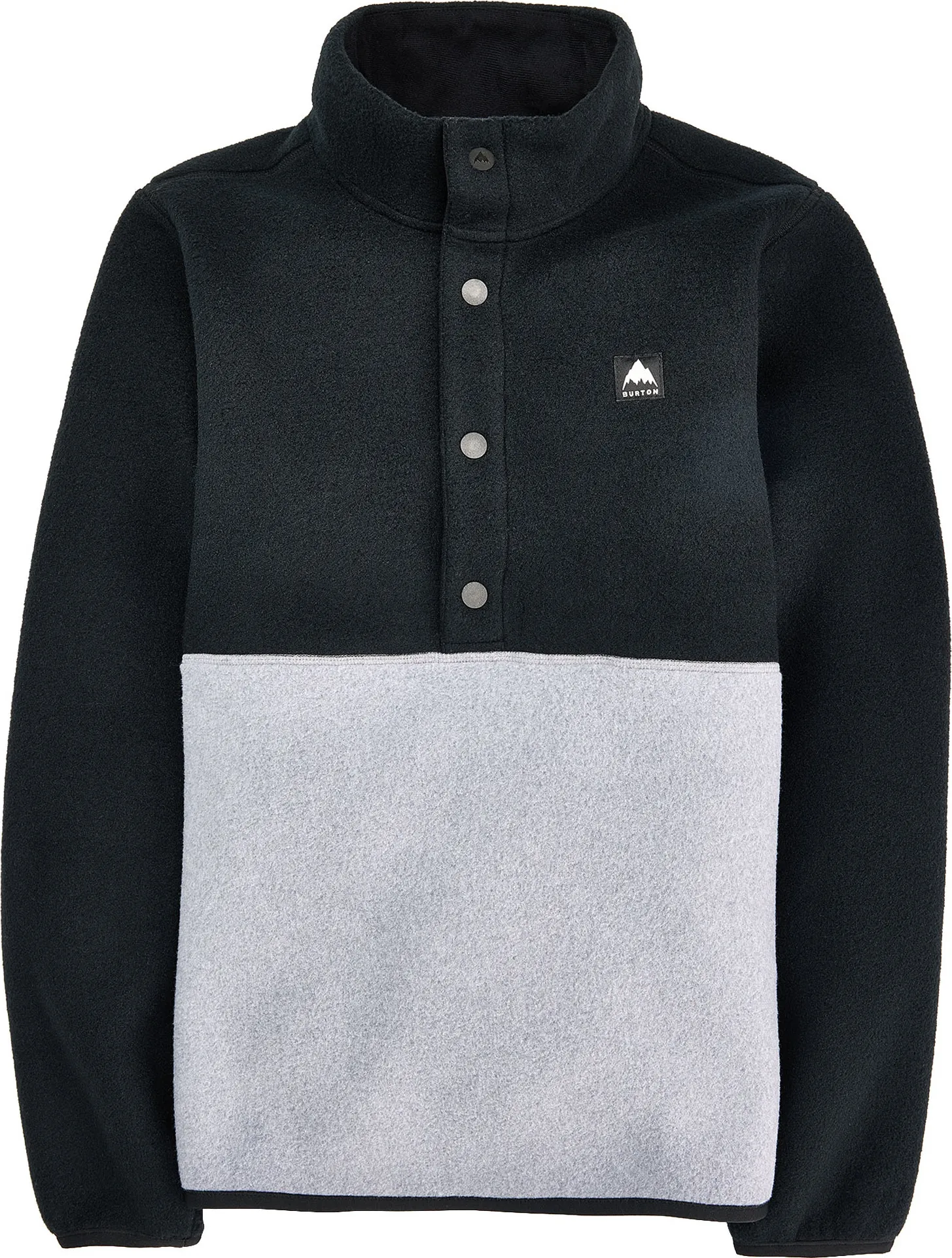 Burton Kids Cinder Anorak, True Black/Gray Heather, XL Burton Kids Cinder Anorak, True Black/Gray Heather, XL