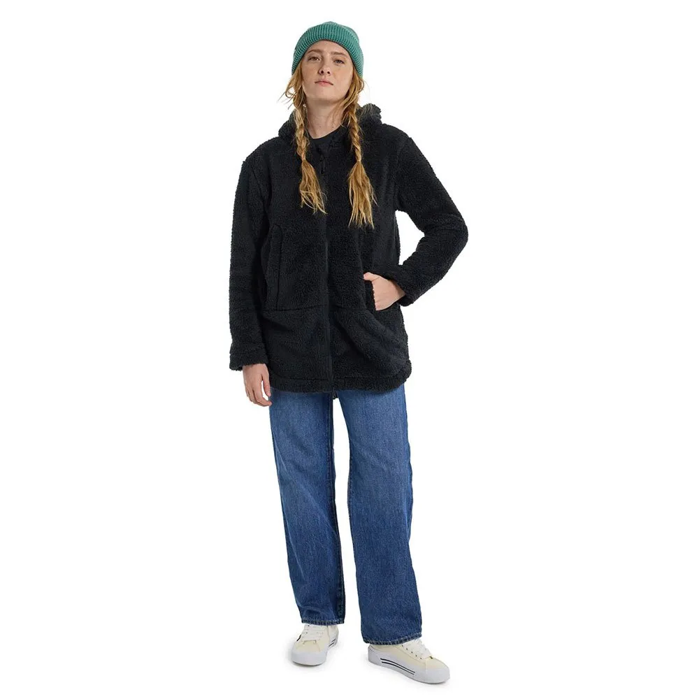 Burton Minxy Hi-loft Fleecejacka Med Dragkedja, True black