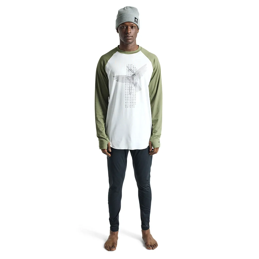 Burton Roadie Tech Långärmad Baslager, Stout white / frsmss