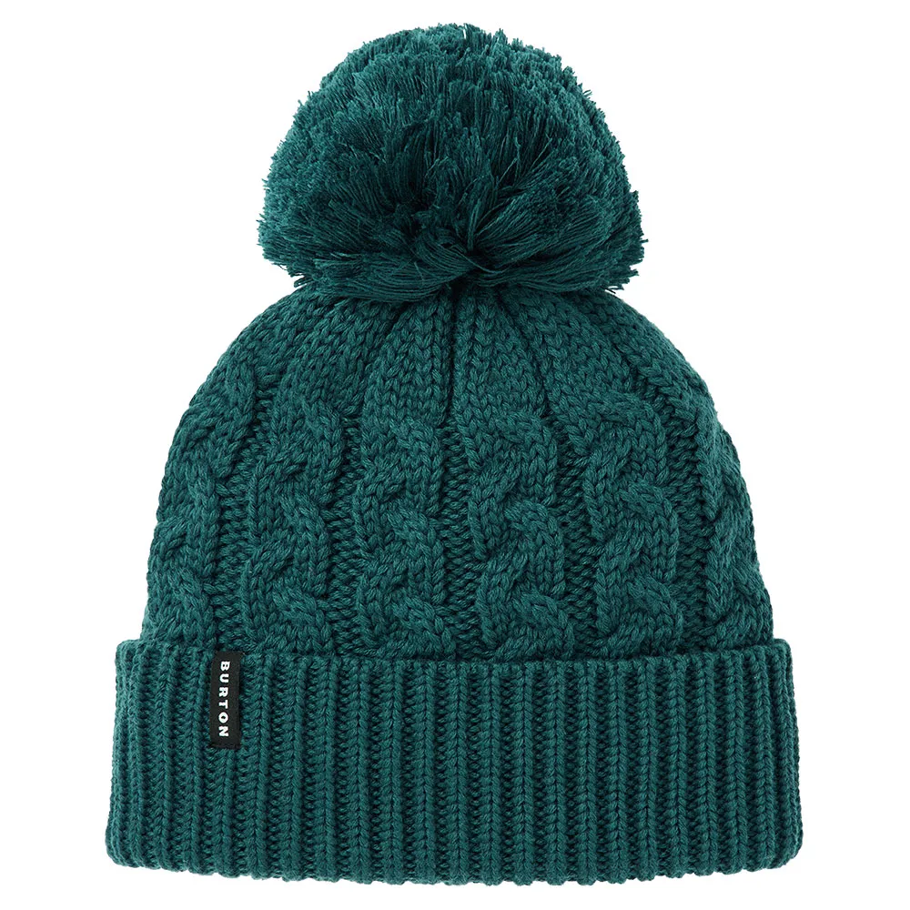 Burton Zippy Fleece Lined Mössa, Deep emerald