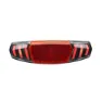 Busch + Müller Toplight Dart Plus Bakljus, Black / red, One Size