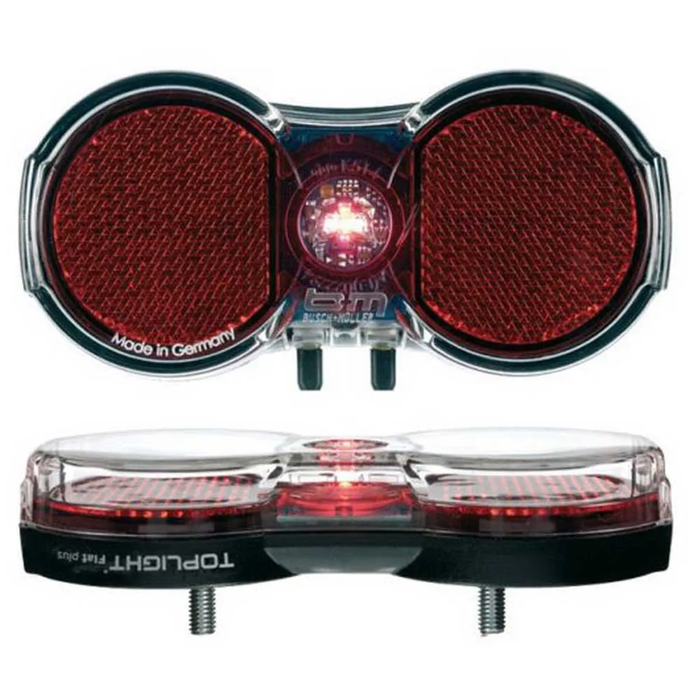 Busch + Müller Toplight Flat Permanent 50-80 Mm Bakljus, Red, One Size
