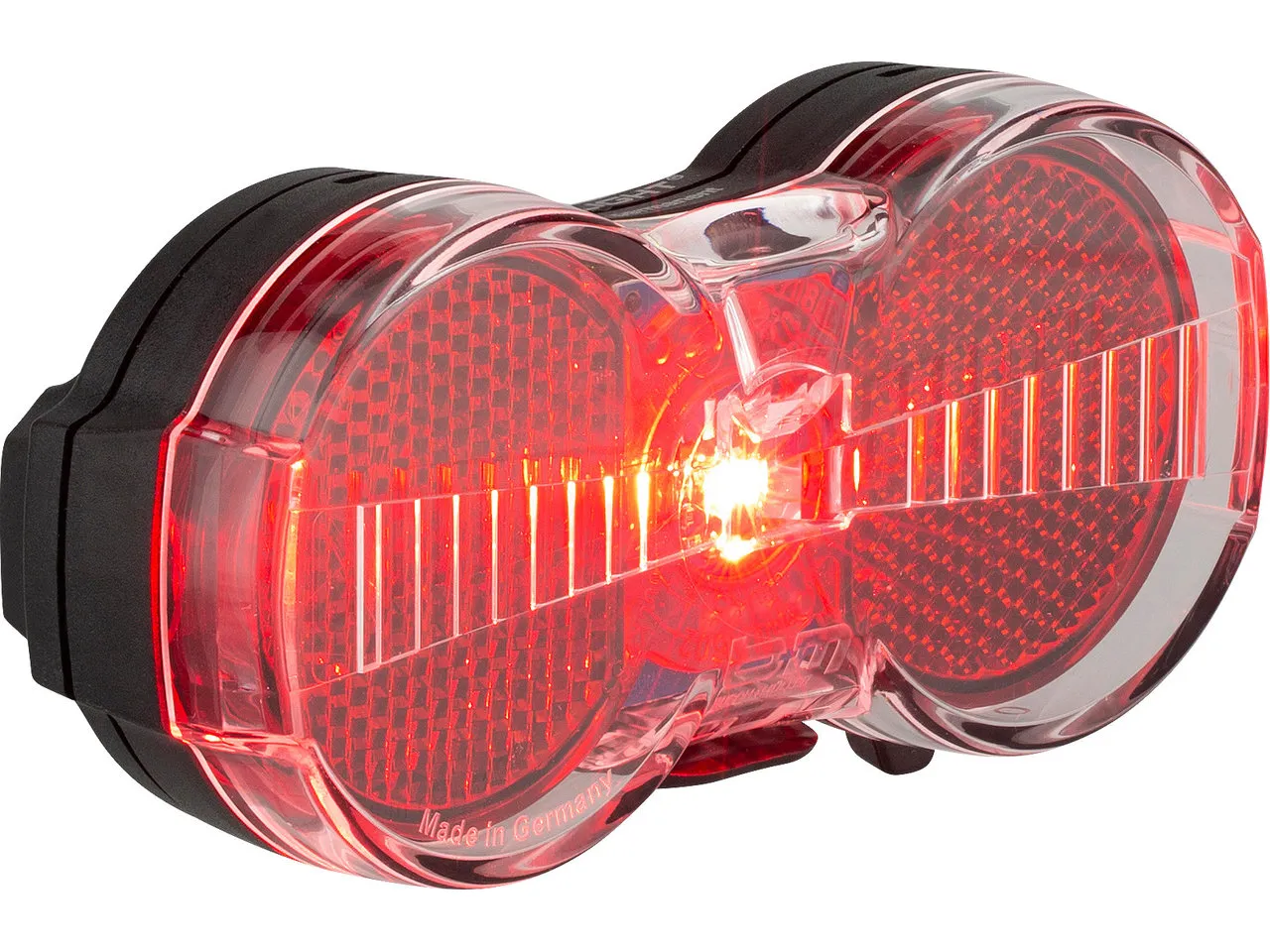 Busch + Müller Toplight Flat S Permanent LED Rücklicht mit StVZO-Zulassung, Red / clear, One Size Busch + Müller Toplight Flat S Permanent LED Rücklicht mit StVZO-Zulassung, Red / clear, One Size