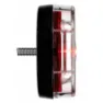 Busch + Müller Toplight Flat S Plus Bakljus, Red / clear, One Size