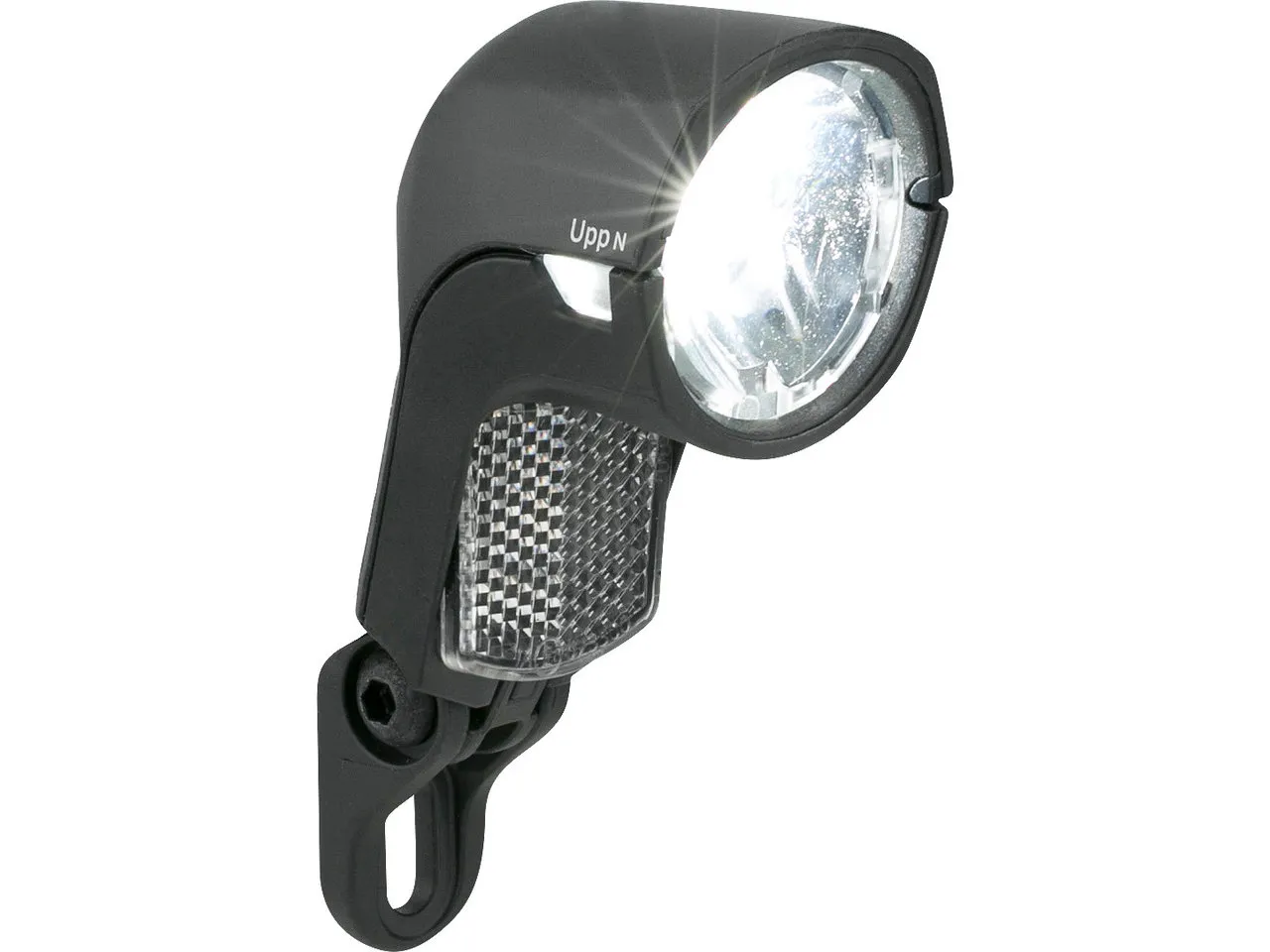 Busch + Müller UPP N LED Frontlicht mit StVZO-Zulassung, Black, One Size
