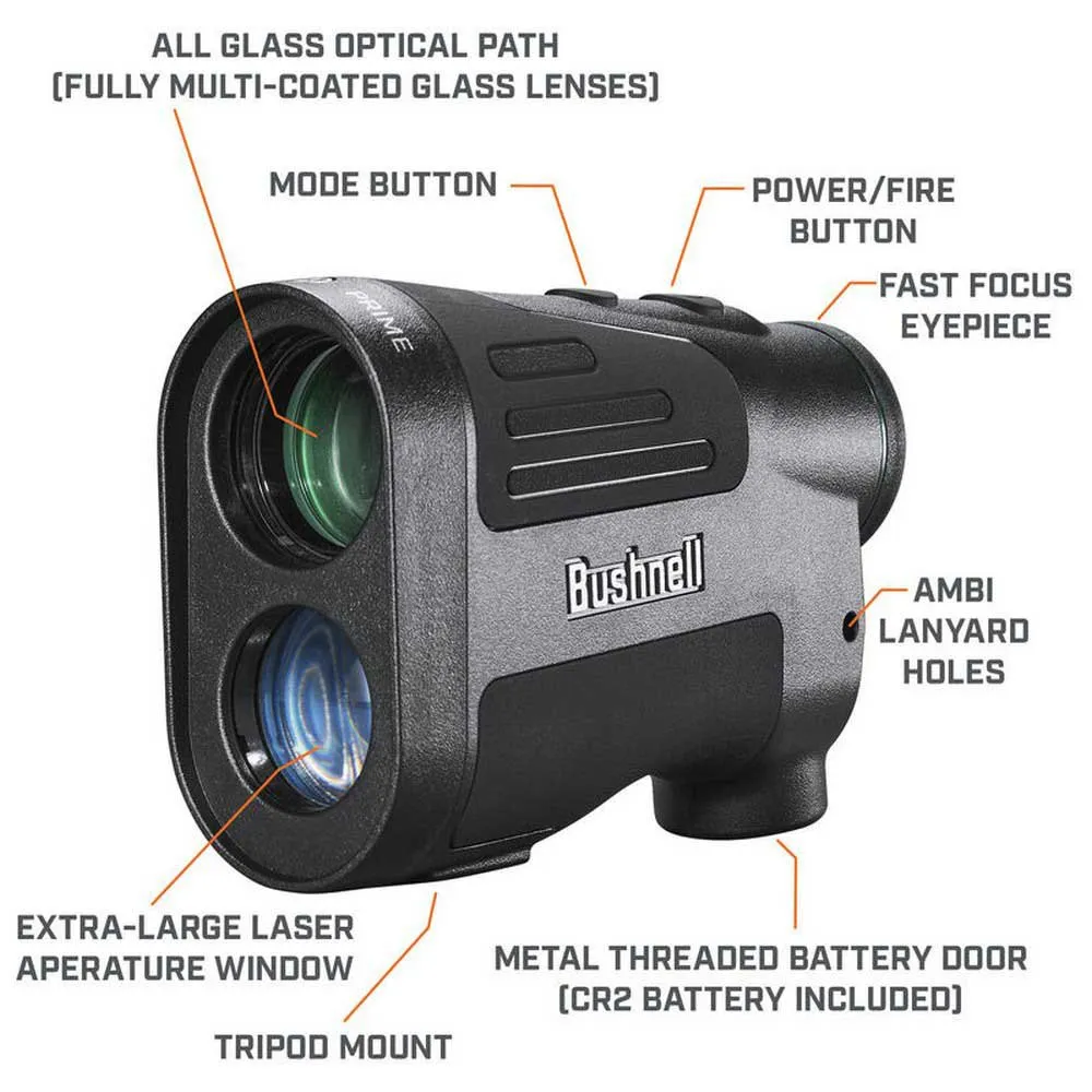 Bushnell Prime 1800 6x24 Mm Avståndsmätare, Black, One Size