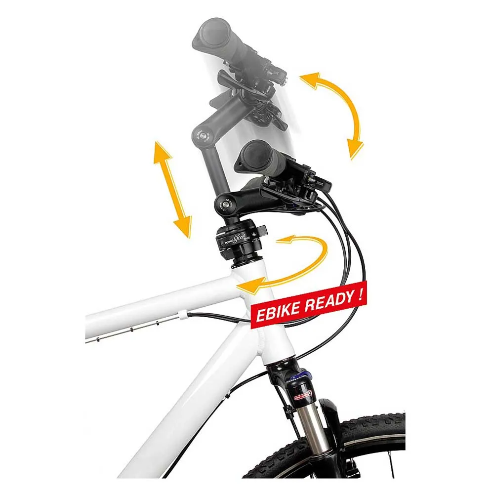 by.schulz Speedlifter Pro Sds T11 25.4 Mm Cykelstyrstam, Black, 88mm, -10º-50º