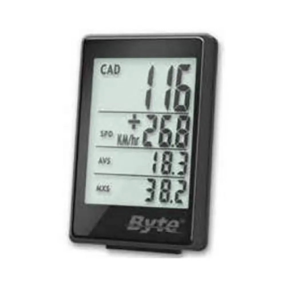 Byte Metro Plus Cadence 20f Wireless Cykeldator, Black, One Size