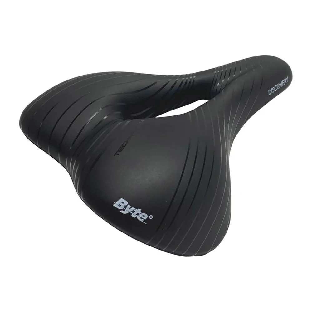 Byte Moderate Trekking Lady Cykelsadel, Black, One Size