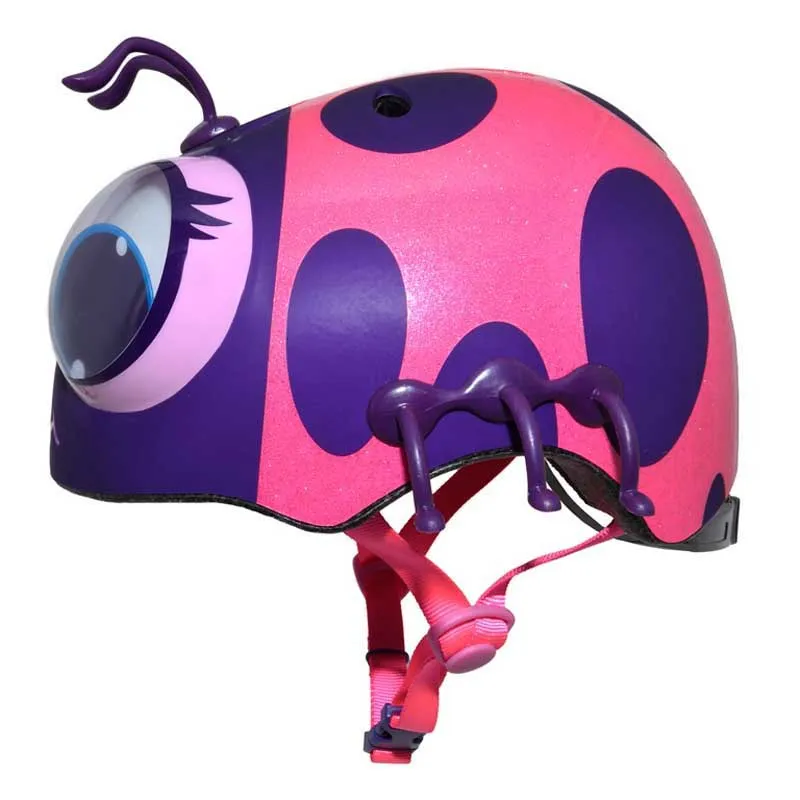 C-preme Toddler Googly Lady Bug Stadshjälm, Pink