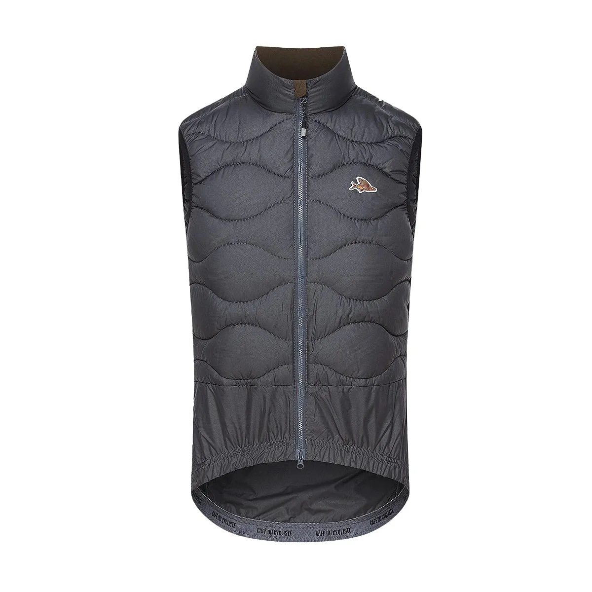 Café Du Cycliste Alexia Unisex Cycling Thermal Gilet, Anthracite Café Du Cycliste Alexia Unisex Cycling Thermal Gilet, Anthracite