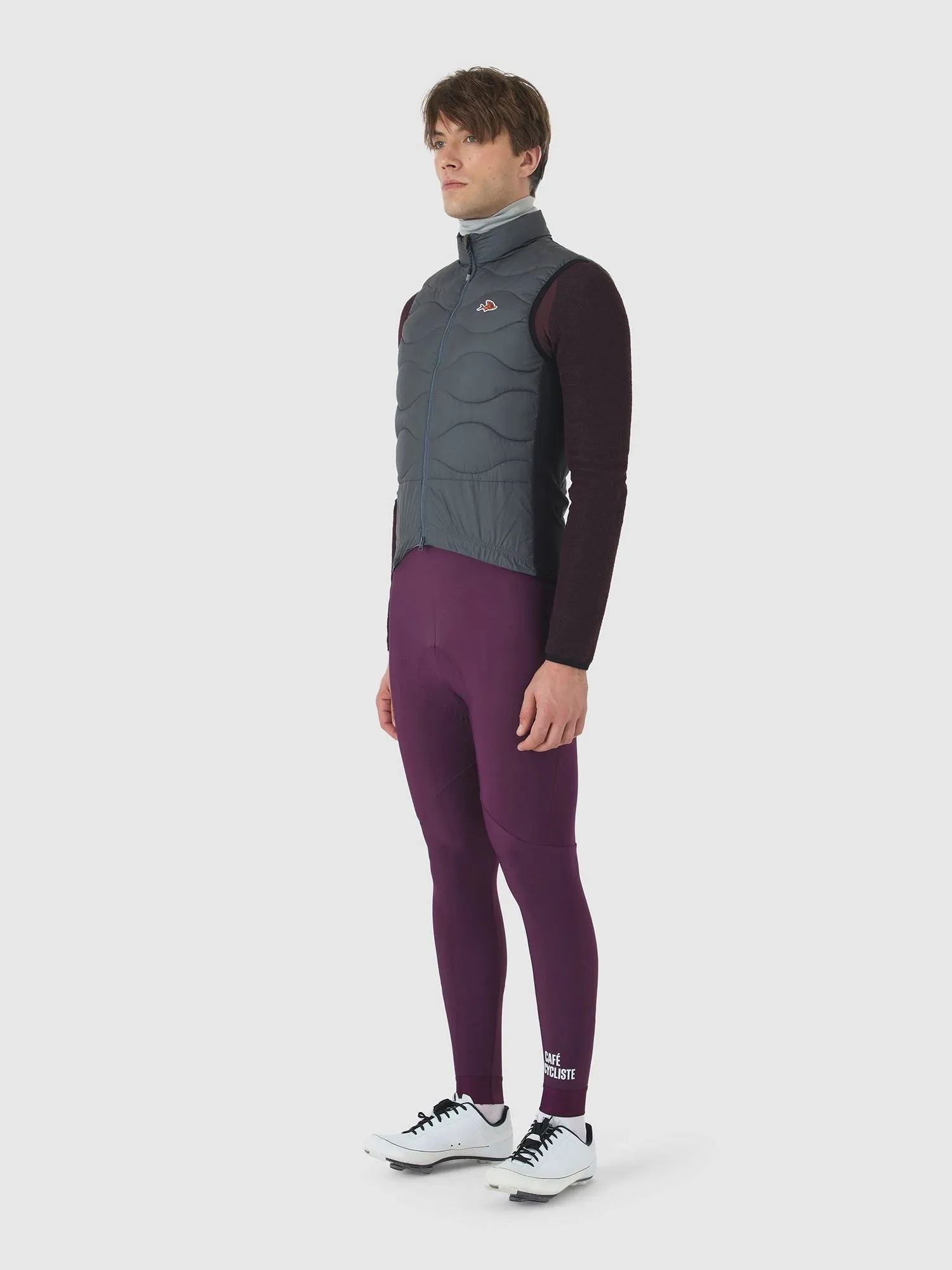 Café Du Cycliste Alexia Unisex Cycling Thermal Gilet, Anthracite Café Du Cycliste Alexia Unisex Cycling Thermal Gilet, Anthracite