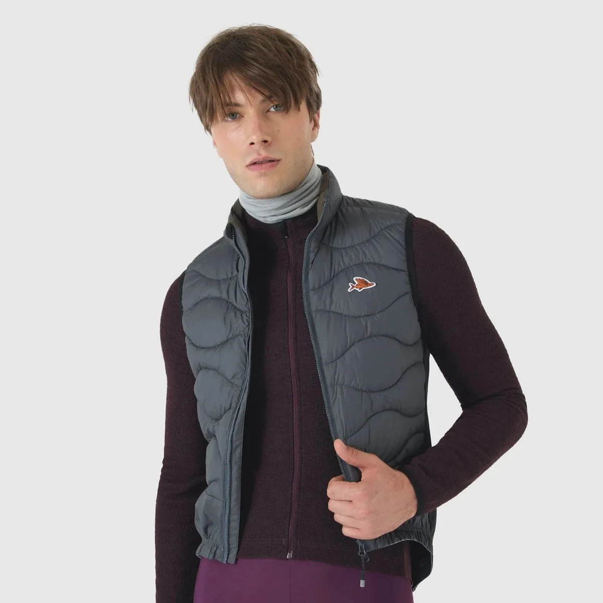 Café Du Cycliste Alexia Unisex Cycling Thermal Gilet, Anthracite Café Du Cycliste Alexia Unisex Cycling Thermal Gilet, Anthracite