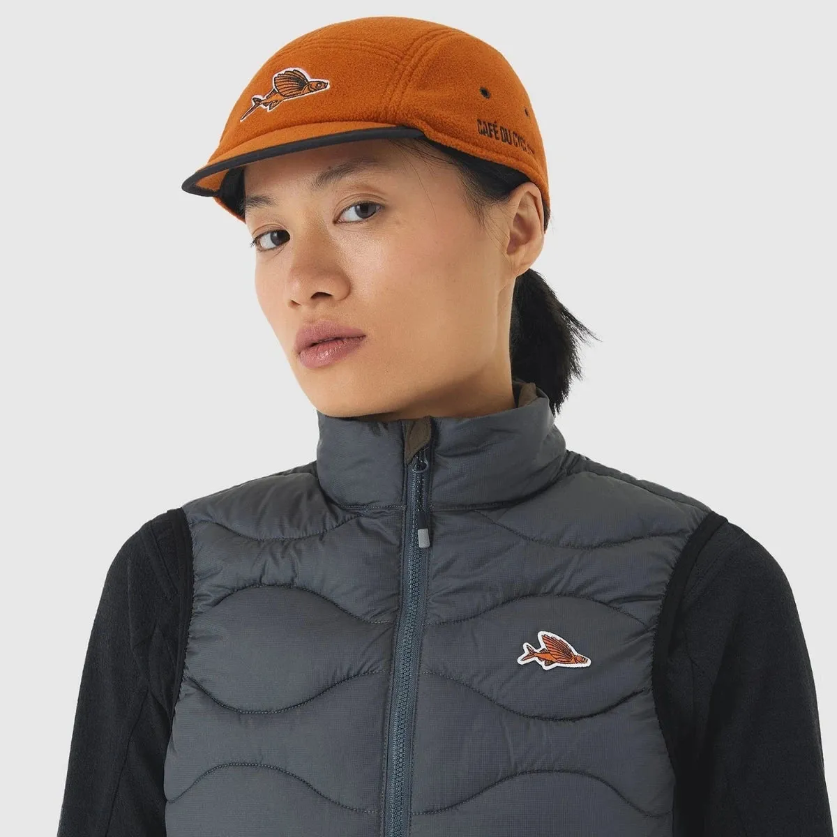 Café Du Cycliste Alexia Unisex Cycling Thermal Gilet, Anthracite Café Du Cycliste Alexia Unisex Cycling Thermal Gilet, Anthracite