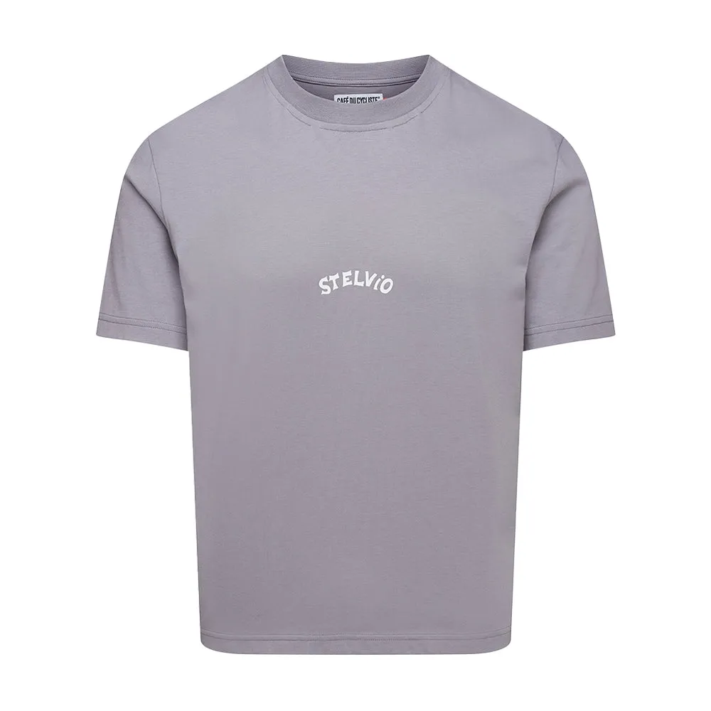 Café Du Cycliste Col Stelvio T, Storm grey