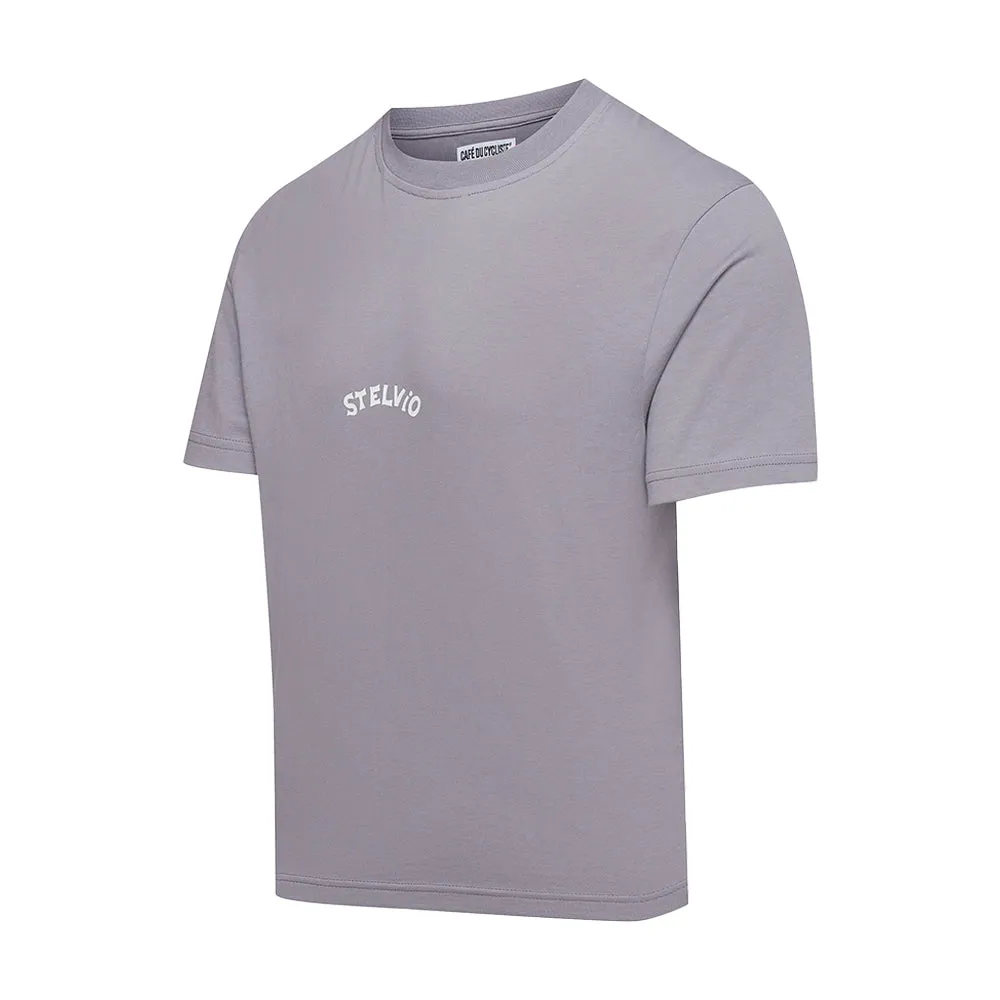 Café Du Cycliste Col Stelvio T, Storm grey