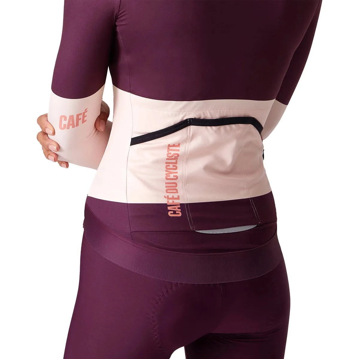 Café Du Cycliste Constance Women Midweight Long Sleeve Jersey Café Du Cycliste Constance Women Midweight Long Sleeve Jersey