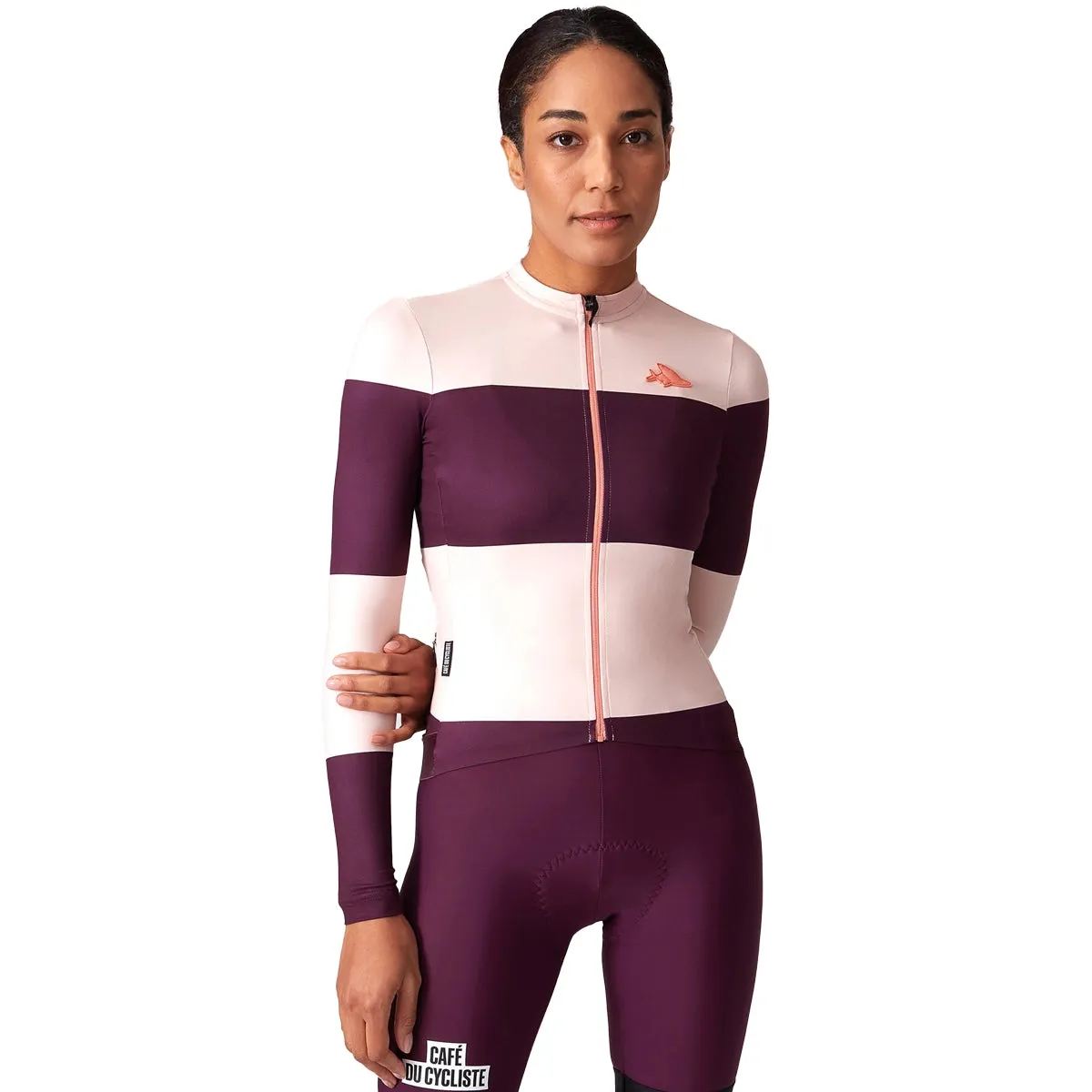 Café Du Cycliste Constance Women Midweight Long Sleeve Jersey Café Du Cycliste Constance Women Midweight Long Sleeve Jersey