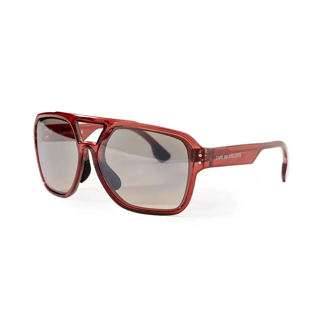 Café Du Cycliste Eyewear Fabius, Amber Frame Grey Photocromic Lens Café Du Cycliste Eyewear Fabius, Amber Frame Grey Photocromic Lens