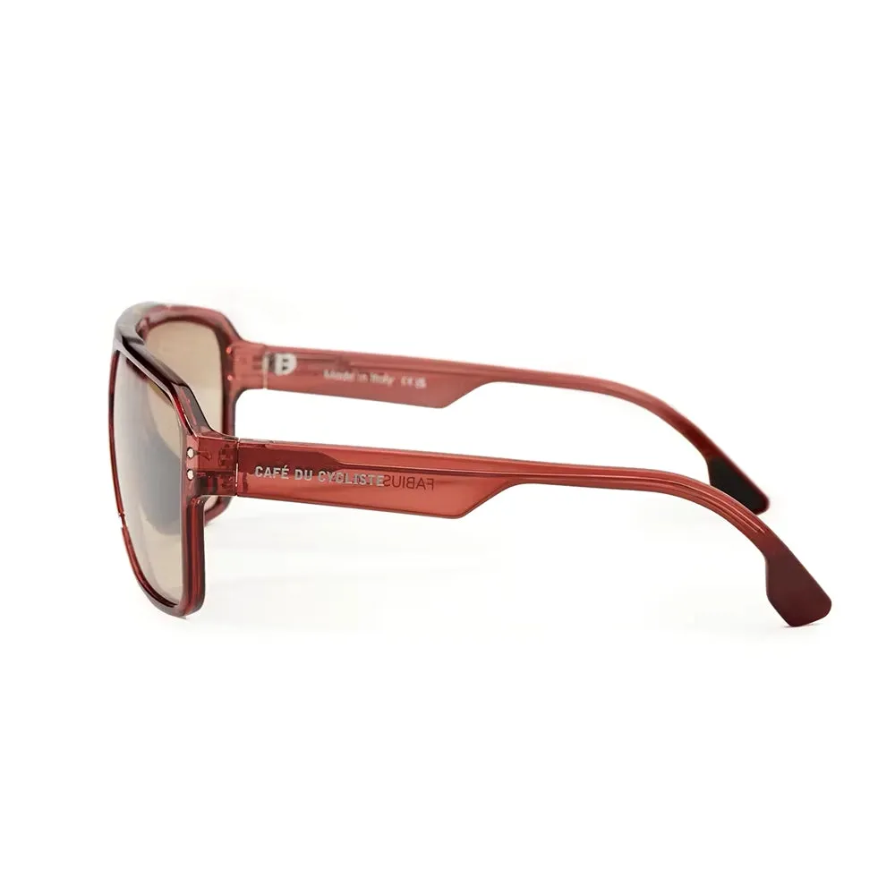 Café Du Cycliste Eyewear Fabius, Amber Frame Grey Photocromic Lens Café Du Cycliste Eyewear Fabius, Amber Frame Grey Photocromic Lens