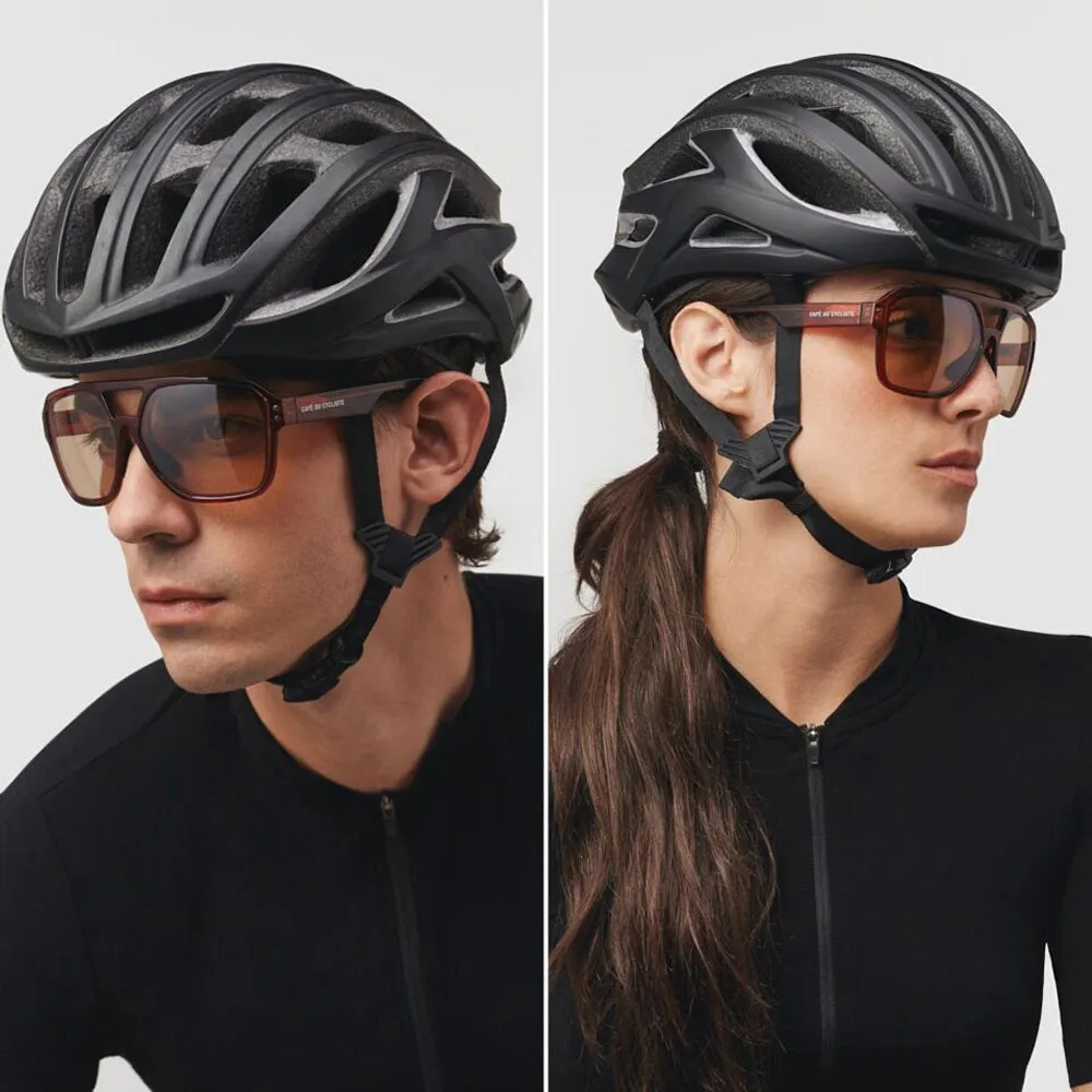 Café Du Cycliste Eyewear Fabius, Amber Frame Grey Photocromic Lens Café Du Cycliste Eyewear Fabius, Amber Frame Grey Photocromic Lens