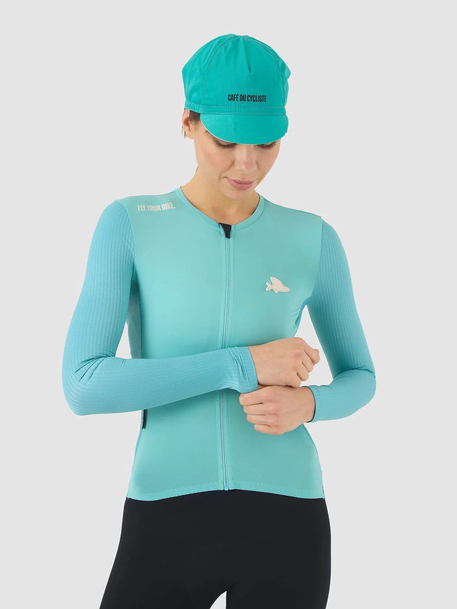 Café Du Cycliste Roxane Race Long Sleeve Women Jersey Café Du Cycliste Roxane Race Long Sleeve Women Jersey