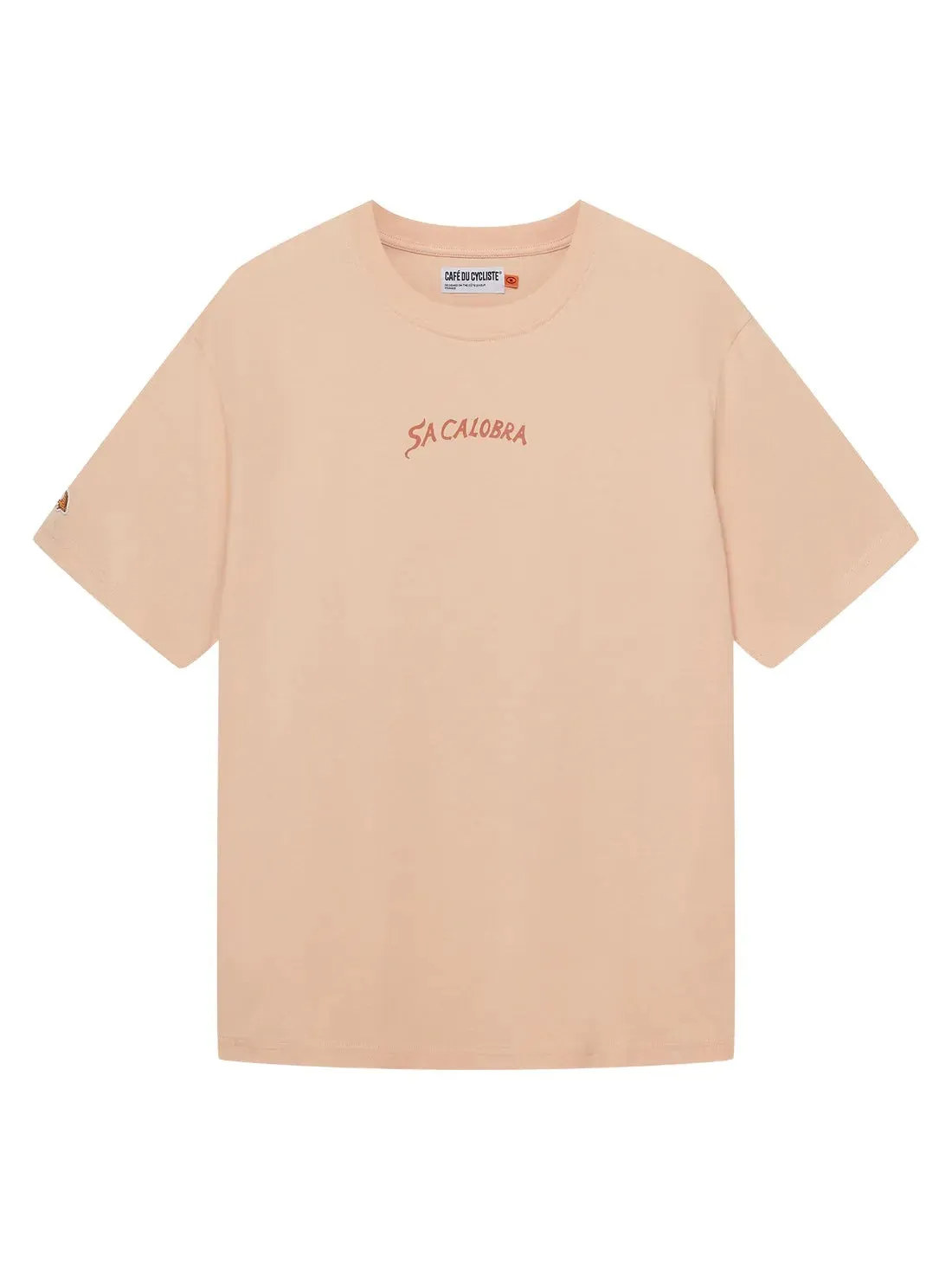 Café Du Cycliste TShirt Col Sa Calobra, Sand, S Café Du Cycliste TShirt Col Sa Calobra, Sand, S