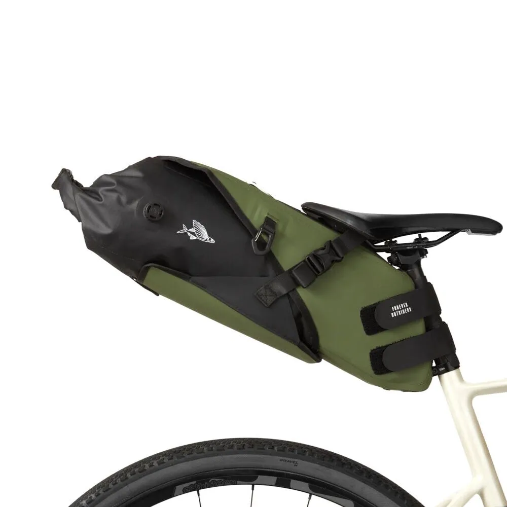 Café Du Cycliste Waterproof Bike Packing Saddle Bag, Khaki Café Du Cycliste Waterproof Bike Packing Saddle Bag, Khaki