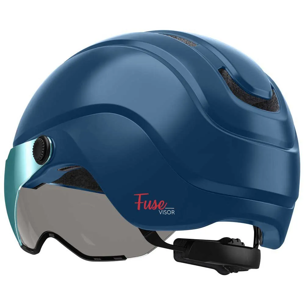 CAIRN Fuse Visor Stadshjälm, Mat Metallic Navy
