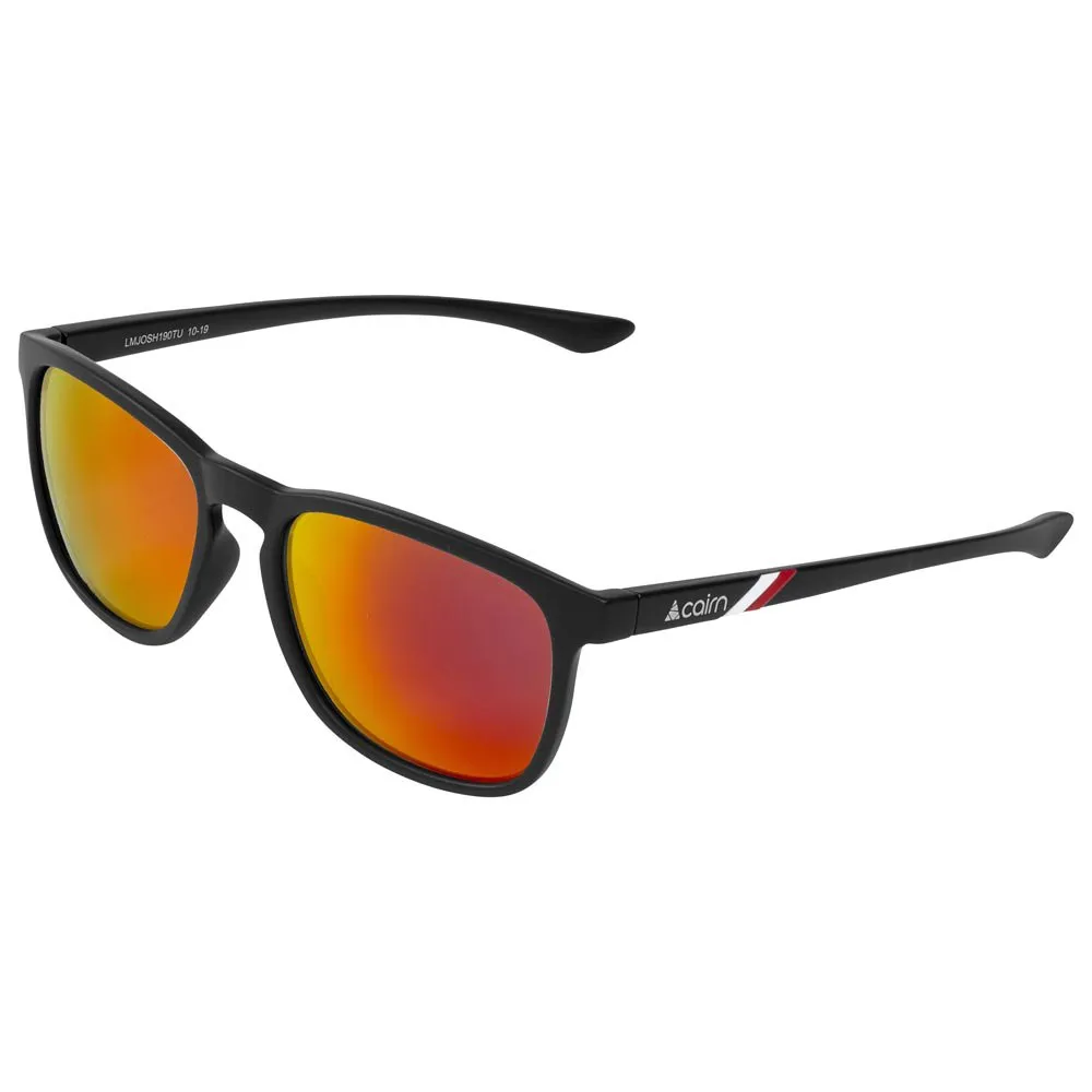 CAIRN Josh Polariserade Solglasögon, Mat black / fire, Polarized/CAT3