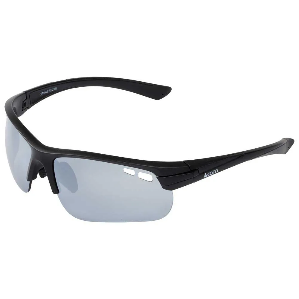 CAIRN Power Solglasögon, Mat full black, CAT0