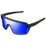 Mat black / blue