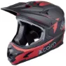 CAIRN X Track Downhillhjälm, Mat black / red