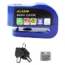 Caliru E-bike/moto Alarm 6 Mm Skivbromslås, Blue, One Size