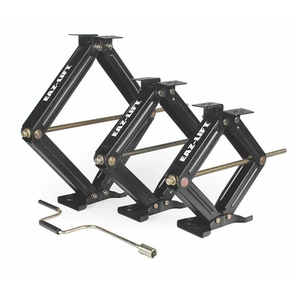 Camco 5000 Lbs Självnivellerande Saxdomkrafter, Black, 60.96cm