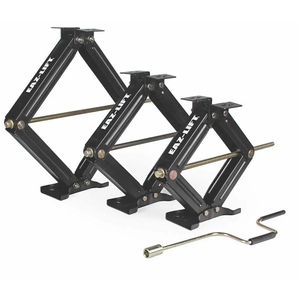 Camco 5000 Lbs Självnivellerande Saxdomkrafter, Black, 60.96cm