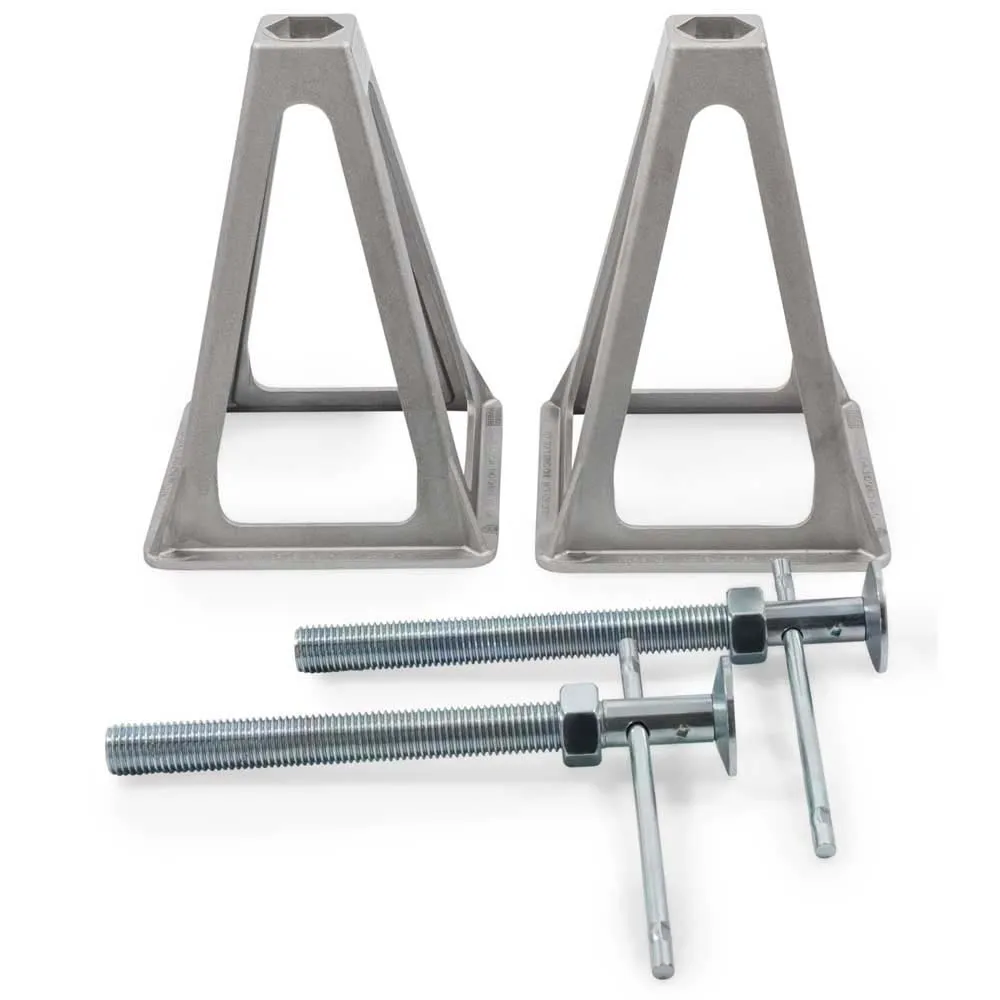 Camco Aluminium Domkraftsstöd, Silver, 6000lbs