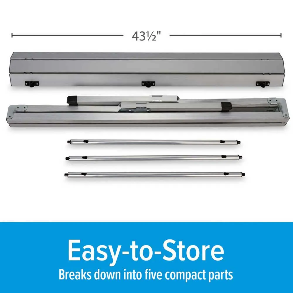 Camco Aluminium Matbord, Silver, 109.22 x 68.58 x 71.12cm
