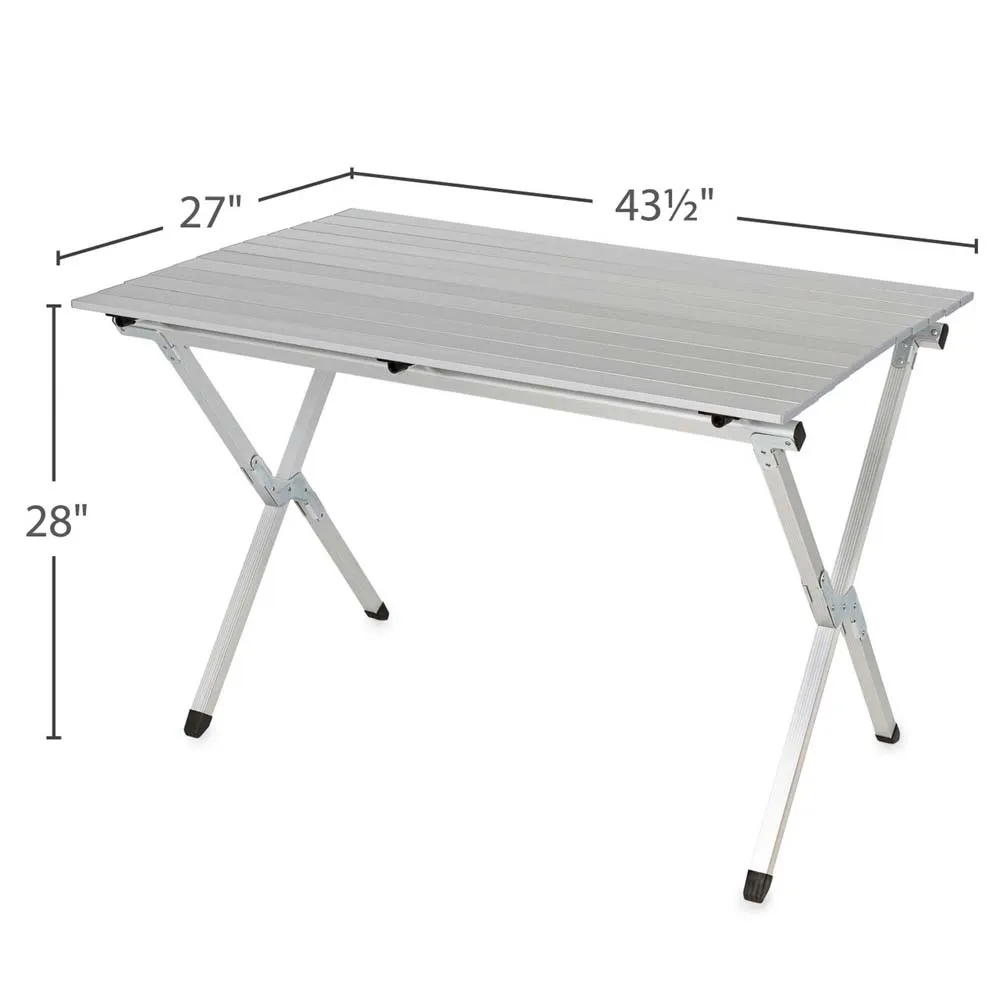 Camco Aluminium Matbord, Silver, 109.22 x 68.58 x 71.12cm