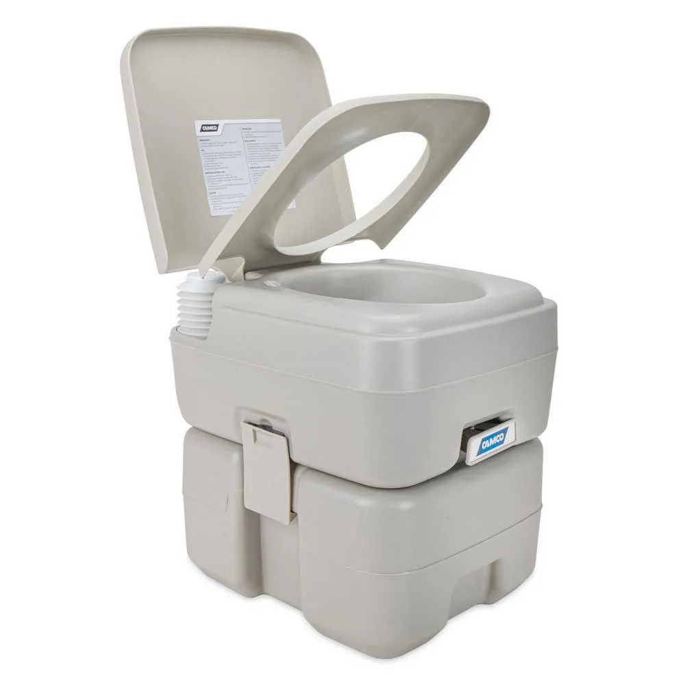 Camco Bärbar Toalett 20l, Grey, 42.41 x 41.27 x 36.57cm